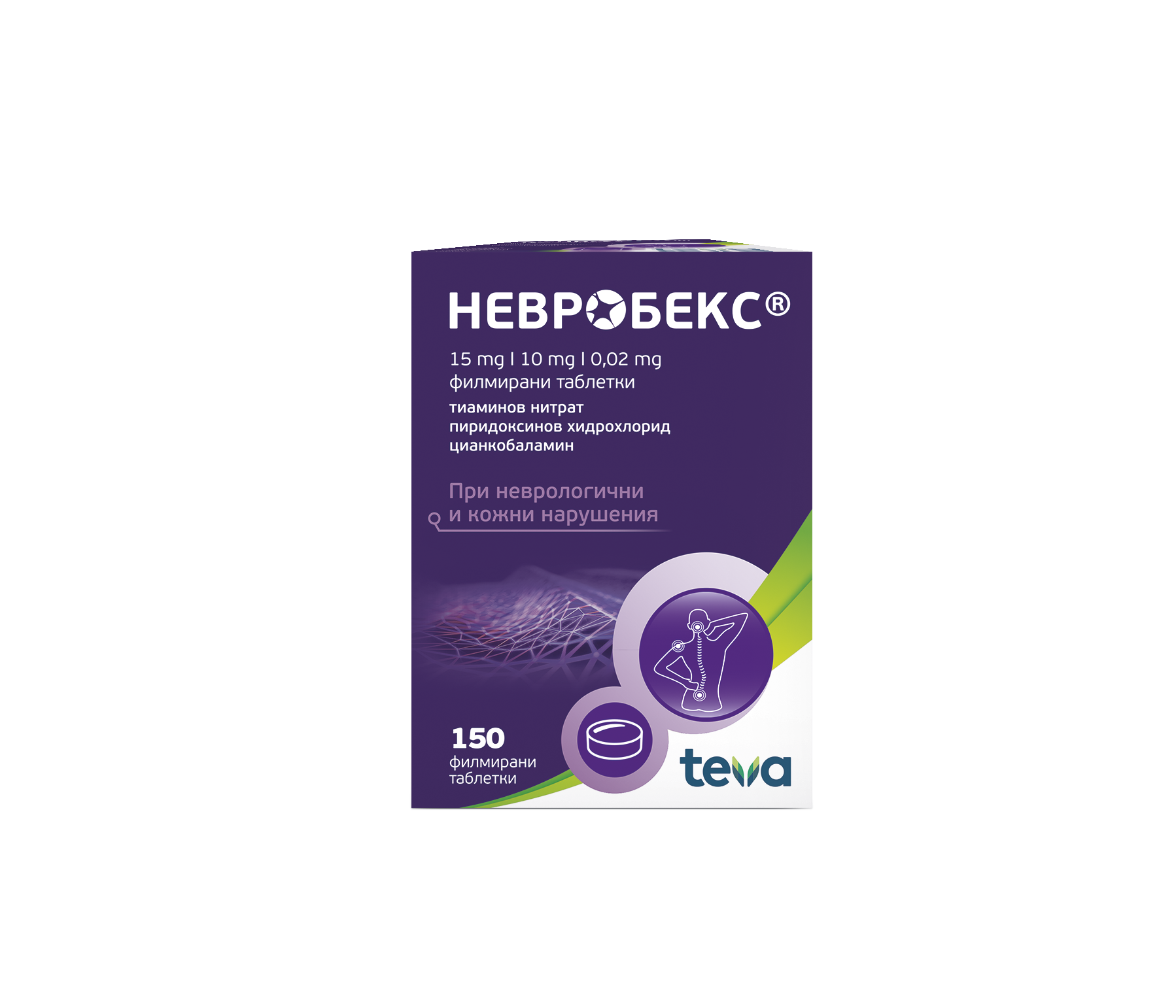 Невробекс х 150 филмирани таблетки